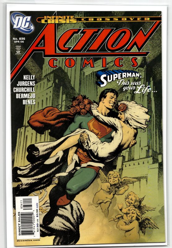 Action Comics #836 (DC Comics, 2006), raw, ungraded comic book — front cover
