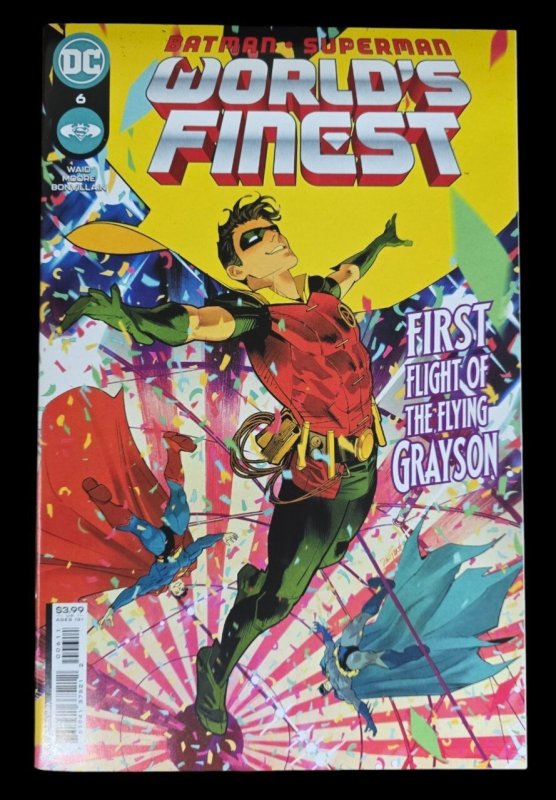 Batman Superman World's Finest #6 (DC Comics, 2022), raw, ungraded comic book — front cover