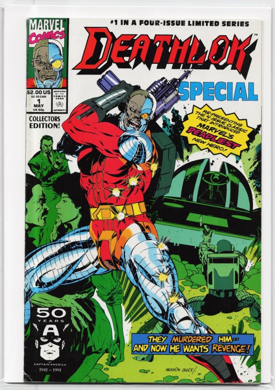 Deathlok Special #1 (Marvel Comics, 1991), raw, ungraded comic book — front cover