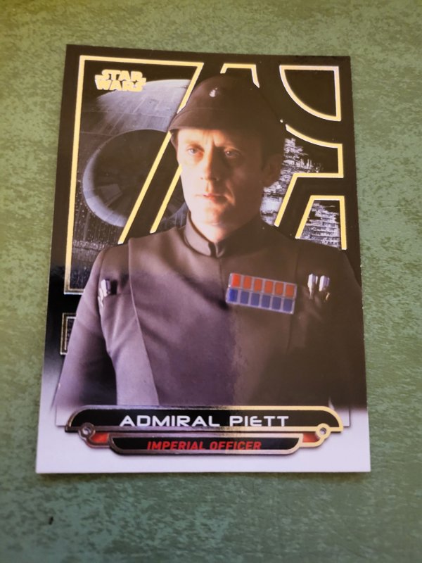 2018 Star Wars Galactic Files #rotj-7 Admiral Piett (2018), raw, ungraded comic book — front cover