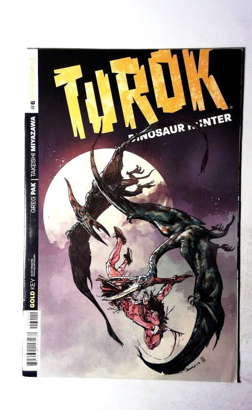 Turok: Dinosaur Hunter #6 (Dynamite Entertainment, 2014), raw, ungraded comic book — front cover