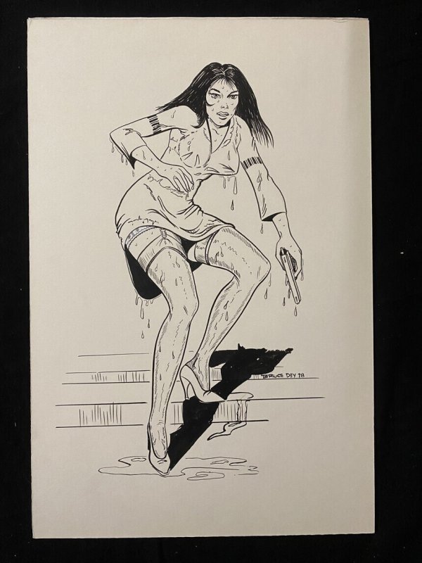 Senorita Rio Original Pin Up by Bruce Dey 1978 (1978), raw, ungraded comic book — front cover
