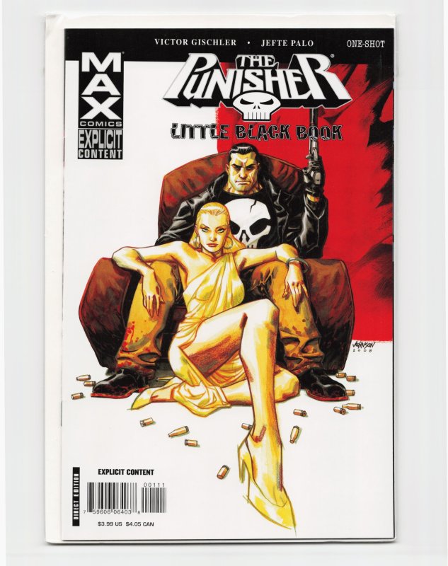 Punisher: Little Black Book (2008) Punisher (2008), raw, ungraded comic book — front cover