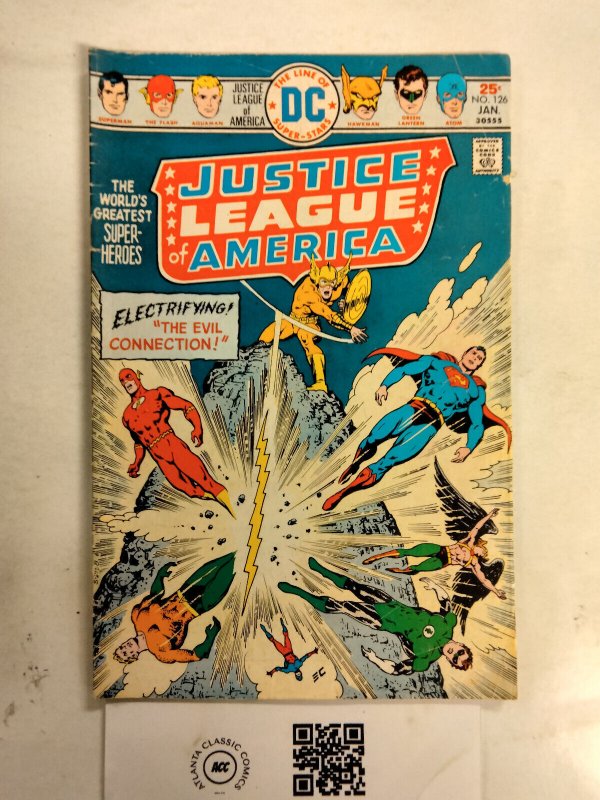Justice League of America #126 (DC Comics, 1976), raw comic book in FN condition — front cover