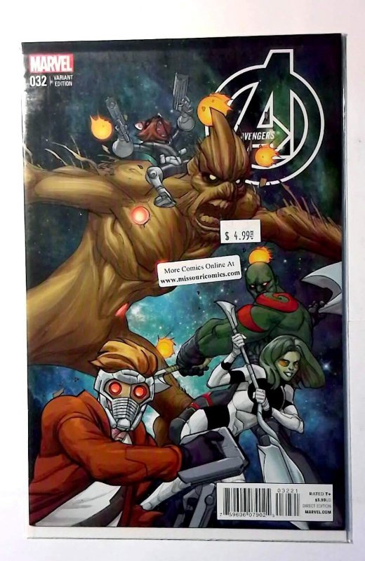 Avengers #32 (Marvel Comics, 2014), raw, ungraded comic book — front cover