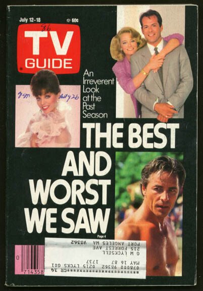 Mag: TV Guide 07/12/1986-Past Season Review/joan Embery G, raw, ungraded comic book — front cover