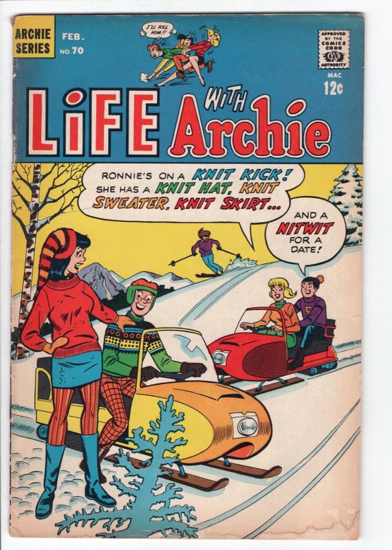 Life with Archie #90 - 3.0 - Ow (Archie Comics), raw comic book in 3.0 condition — front cover