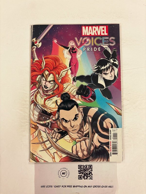 Voices Pride #1 (Marvel Comics), raw comic book in NM condition — front cover