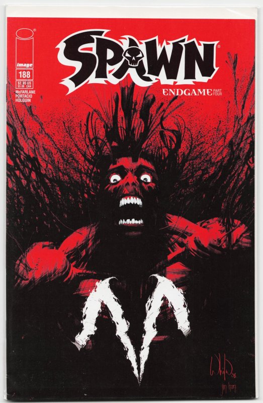 Spawn #188 (Image Comics, 2009), raw, ungraded comic book — front cover
