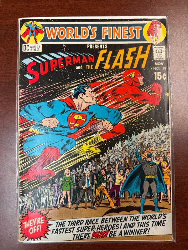 World's Finest Comics #198 (DC Comics, 1970), raw comic book in VG/FN condition — front cover