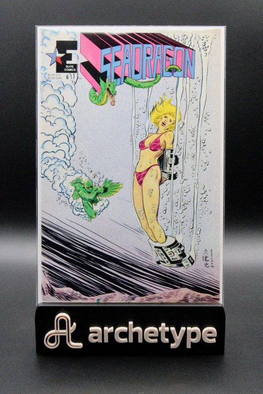 Seadragon: Deadly Business #6 (1987), raw, ungraded comic book — front cover