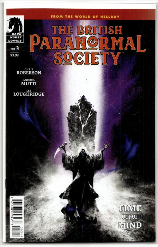 The British Paranormal Society: Time Out of Mind #3 (2022), raw, ungraded comic book — front cover