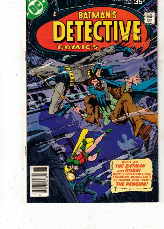 Detective Comics #473 (DC Comics, 1977), comic book — front cover in its holder
