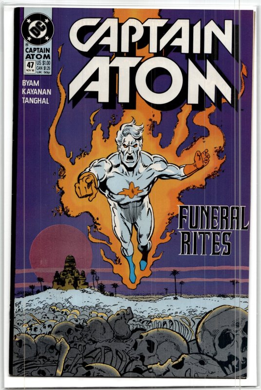 Captain Atom #47 (DC Comics, 1990), raw, ungraded comic book — front cover
