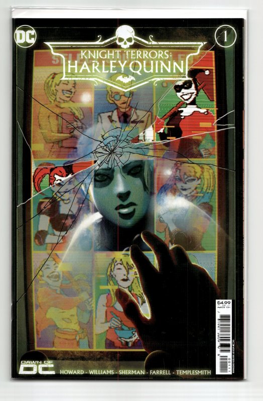 Knight Terrors: Harley Quinn #1 (2023), raw, ungraded comic book — front cover
