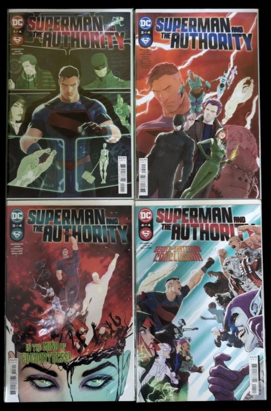 Superman and the Authority #1 2 3 4 Morrison 2021 DC Comics Limited Series Vf/nm (DC Comics, 2021), raw comic book in VF/NM condition — front cover
