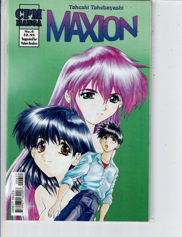 Maxion #6 (2000), raw, ungraded comic book — front cover