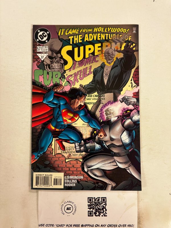The Adventures of Superman #571 (DC Comics, 1999), raw comic book in NM condition — front cover