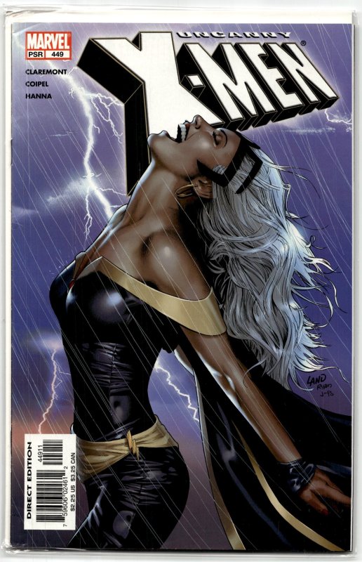 The Uncanny X-Men #449 (Marvel Comics, 2004), raw, ungraded comic book — front cover