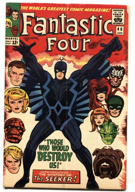 Fantastic Four #46 - 1966 - Marvel - VG - Comic Book (Marvel Comics, 1966), raw comic book in VG condition — front cover