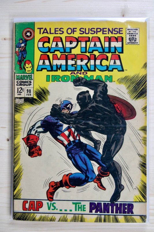 Tales of Suspense #98 (Marvel Comics, 1968), raw comic book in FN 6.0 condition — front cover