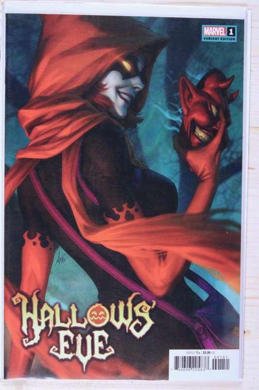 Hallows' Eve #1 (Marvel Comics, 2023), raw comic book in NM+ 9.6 condition — front cover