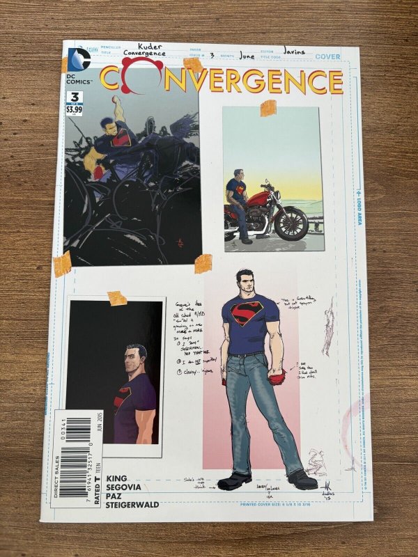 Convergence #3 (DC Comics), raw comic book in NM condition — front cover