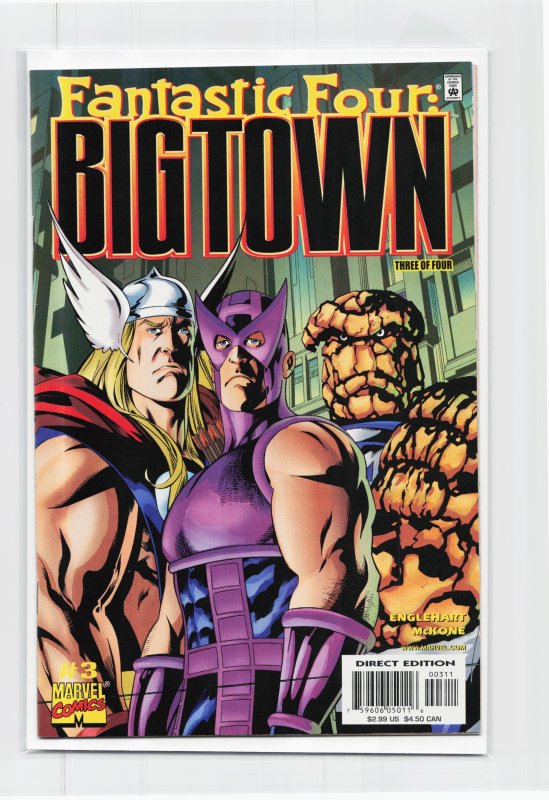 Big Town #3 (2001), raw, ungraded comic book — front cover