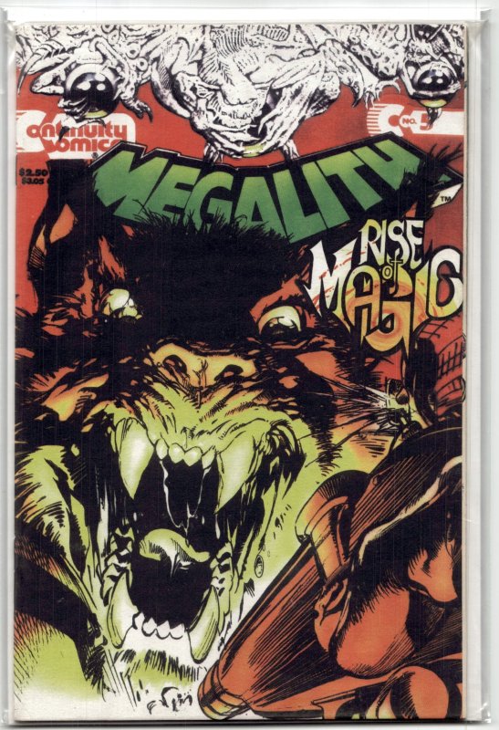 Megalith #5 (1993), raw, ungraded comic book — front cover