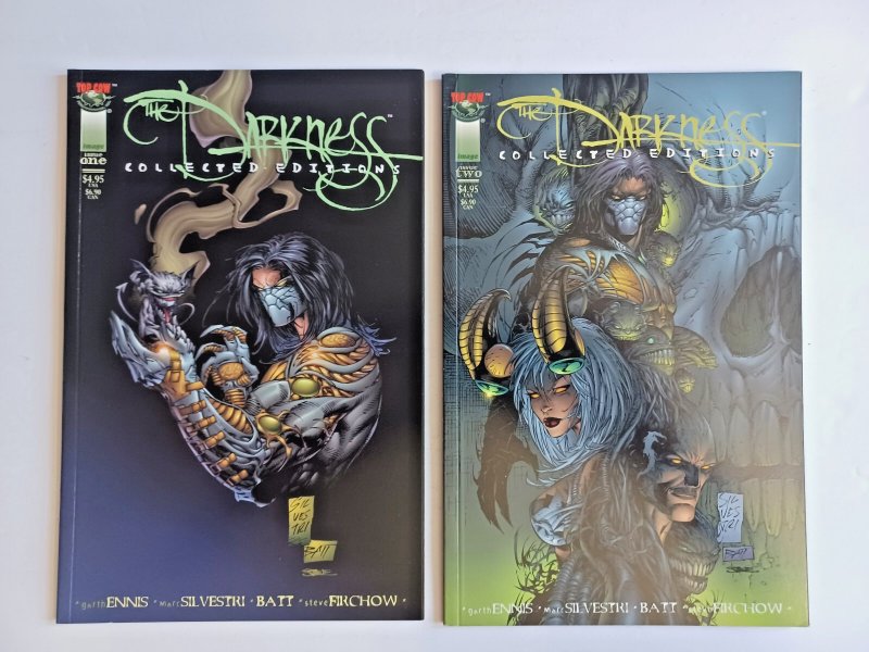 The Darkness Collected Editions Volume 1 & 2 - Top Cow - 1997 - NM (Top Cow, 1997), raw comic book in NM condition — front cover