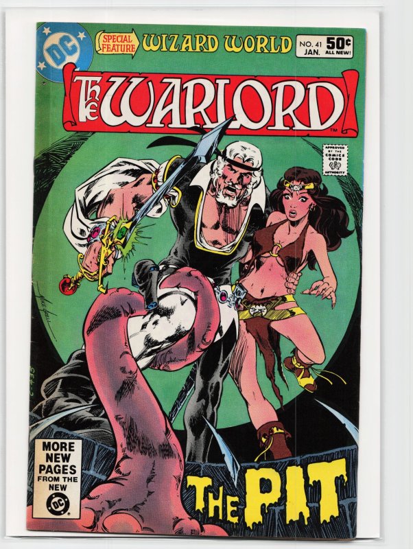 Warlord #41 (DC Comics, 1981), raw, ungraded comic book — front cover