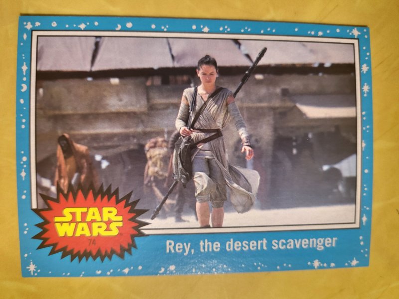 2015 Star Wars: Journey to Star Wars: The Last Jedi Blue Parallel #74 (2015), raw, ungraded comic book — front cover