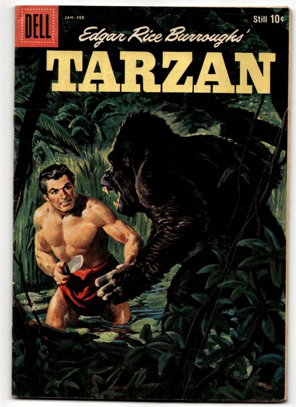 Edgar Rice Burroughs' Tarzan #116 (1960), raw, ungraded comic book — front cover