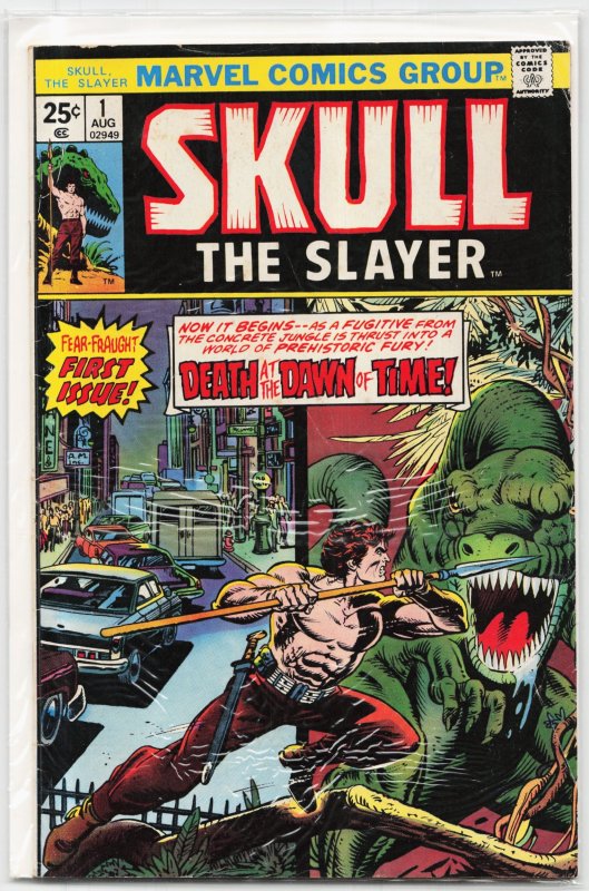 Skull, the Slayer #1 (Marvel Comics, 1975), raw, ungraded comic book — front cover