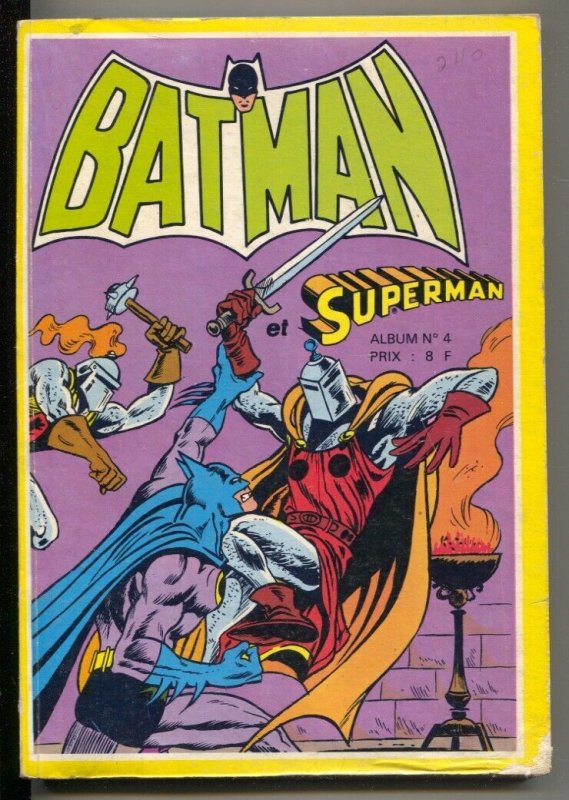 Batman et Superman Album #4 (1978), raw, ungraded comic book — front cover