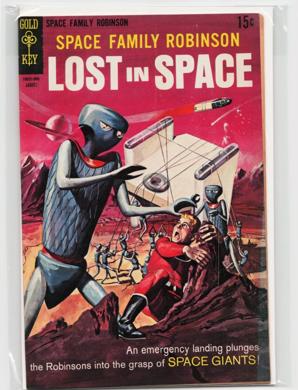 Space Family Robinson #35 (Gold Key, 1969), raw, ungraded comic book — front cover