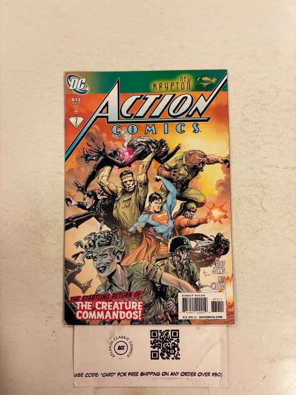 Action Comics #872 (DC Comics), raw comic book in NM condition — front cover