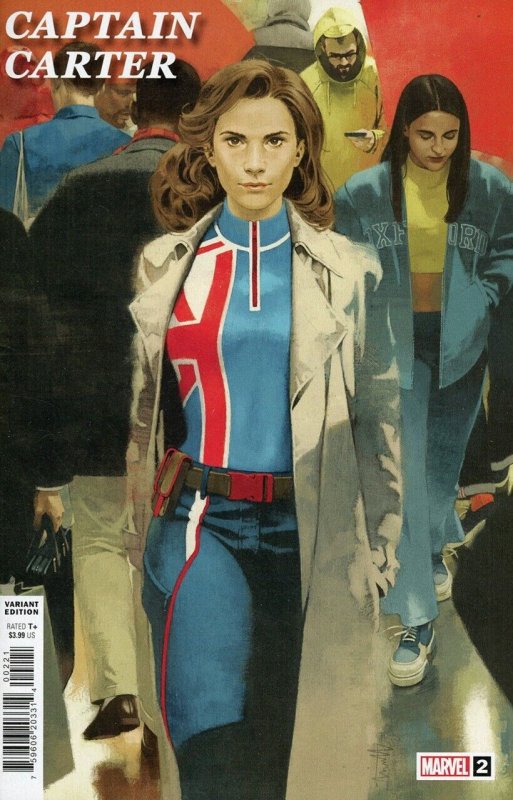 Captain Carter #2 (2022), raw comic book in NM condition — front cover