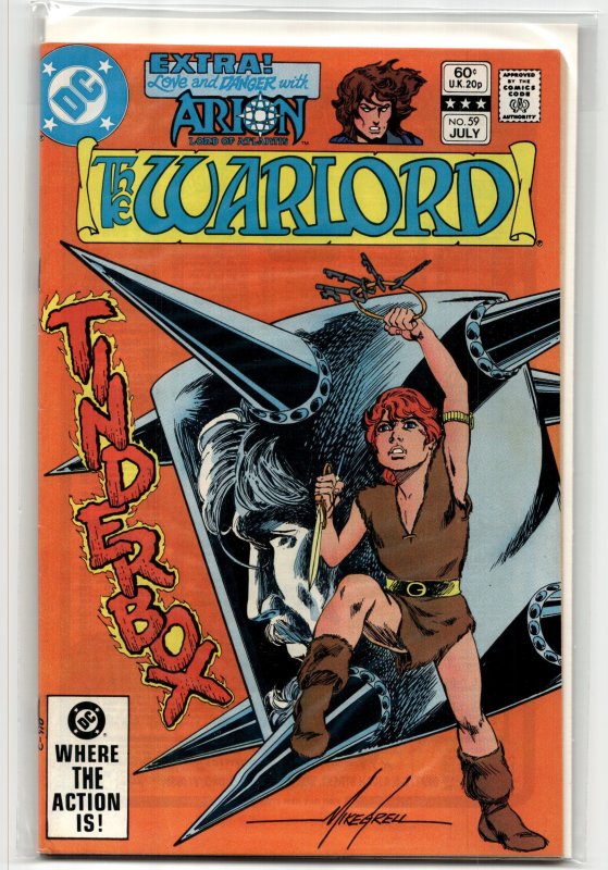 Warlord #56 (DC Comics, 1982), raw, ungraded comic book — front cover