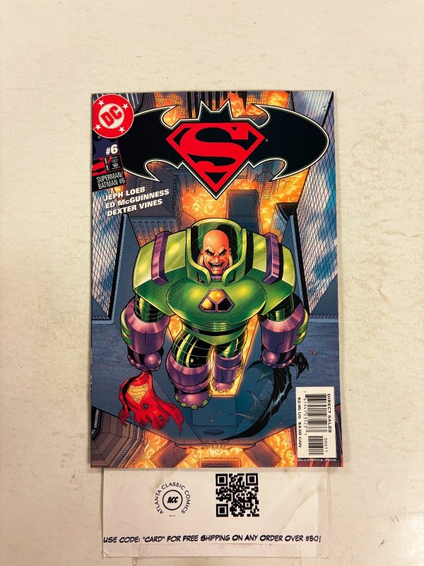 Superman Batman #6 (DC Comics, 2004), raw comic book in NM condition — front cover
