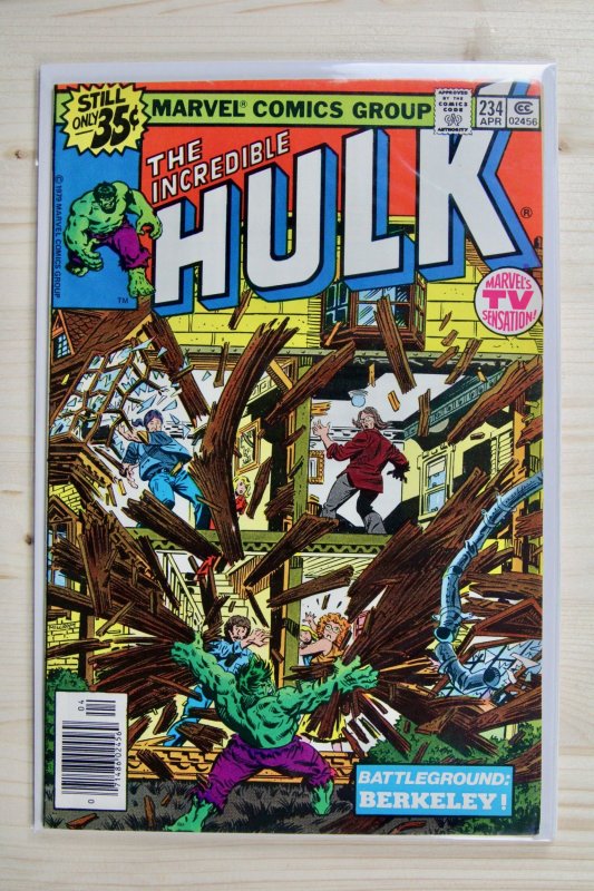 The Incredible Hulk #234 (Marvel Comics, 1979), raw comic book in FN/VF 7.0 condition — front cover