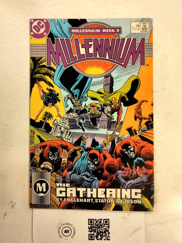 Millennium #3 (DC Comics, 1988), raw comic book in NM condition — front cover
