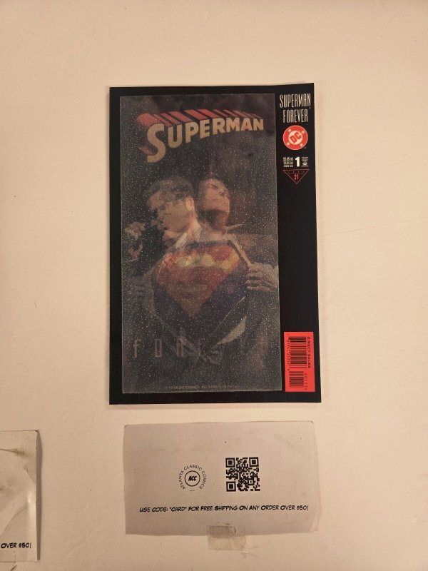Superman Forever #1 (DC Comics, 1998), raw comic book in FN condition — front cover