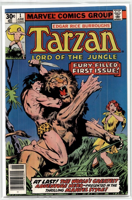 Tarzan #1 (1977), raw, ungraded comic book — front cover