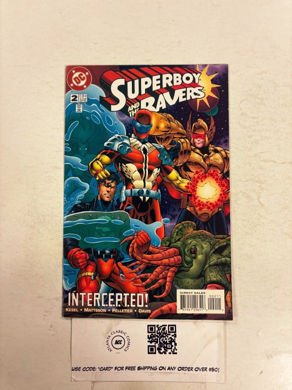 Superboy and the Ravers #2 (DC Comics), raw comic book in NM condition — front cover