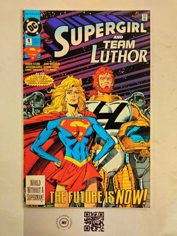 Supergirl & Team Luthor #1 (DC Comics, 1993), raw comic book in VF/NM condition — front cover