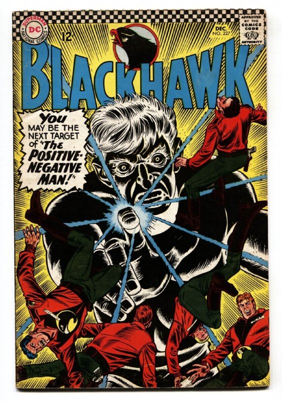 Blackhawk #227 (DC Comics, 1966), raw comic book in FN condition — front cover
