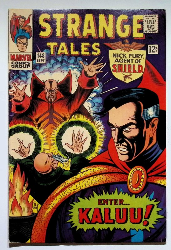 Strange Tales #148 (Marvel Comics, 1966), raw, ungraded comic book — front cover
