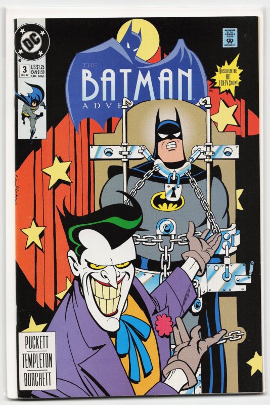 The Batman Adventures #3 (DC Comics, 1992), raw, ungraded comic book — front cover