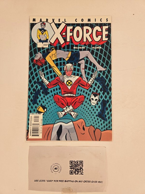 X-Force #117 (Marvel Comics), raw comic book in NM condition — front cover